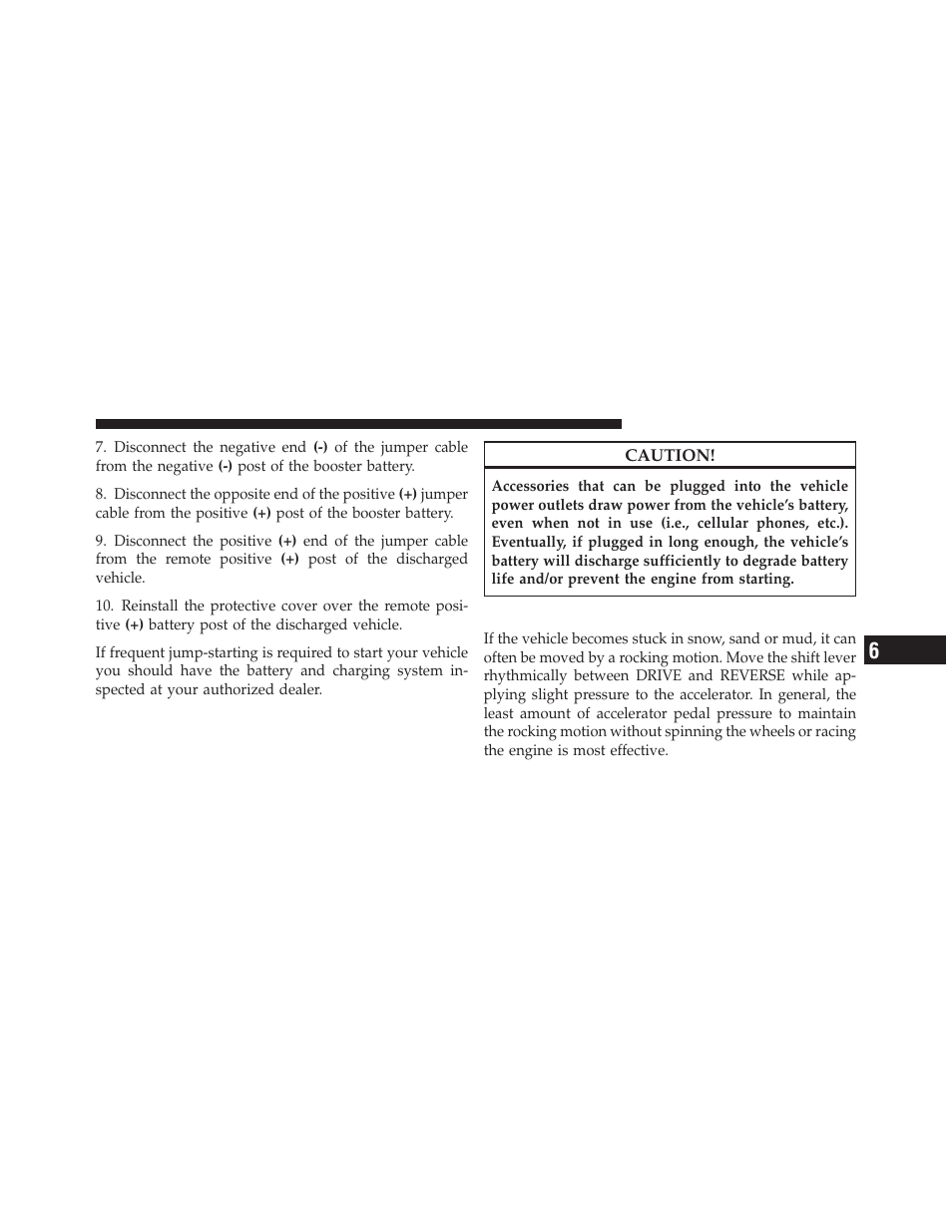 Freeing a stuck vehicle, Towing a disabled vehicle | Dodge 2012 Durango - Owner Manual User Manual | Page 573 / 686