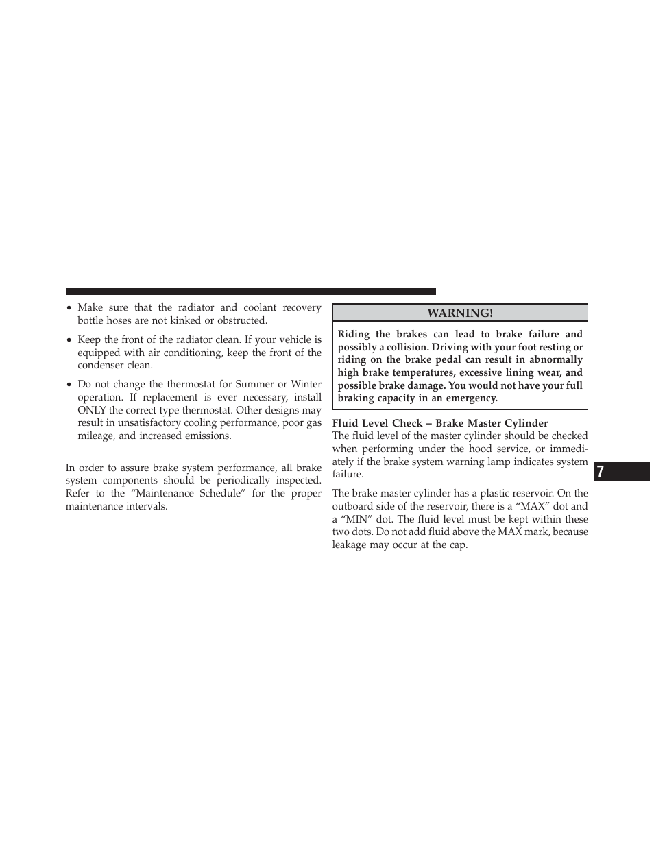 Brake system | Dodge 2012 Durango - Owner Manual User Manual | Page 609 / 686