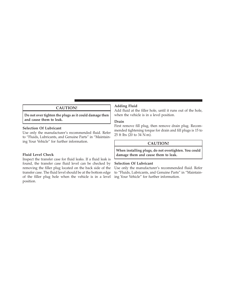 Transfer case | Dodge 2012 Durango - Owner Manual User Manual | Page 612 / 686