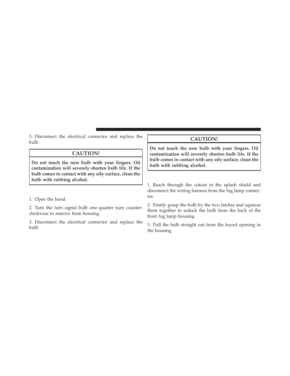 Front turn signal, Front fog lamps | Dodge 2012 Durango - Owner Manual User Manual | Page 630 / 686