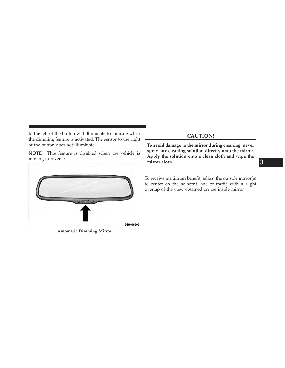 Outside mirrors | Dodge 2012 Grand_Caravan - Owner Manual User Manual | Page 116 / 643