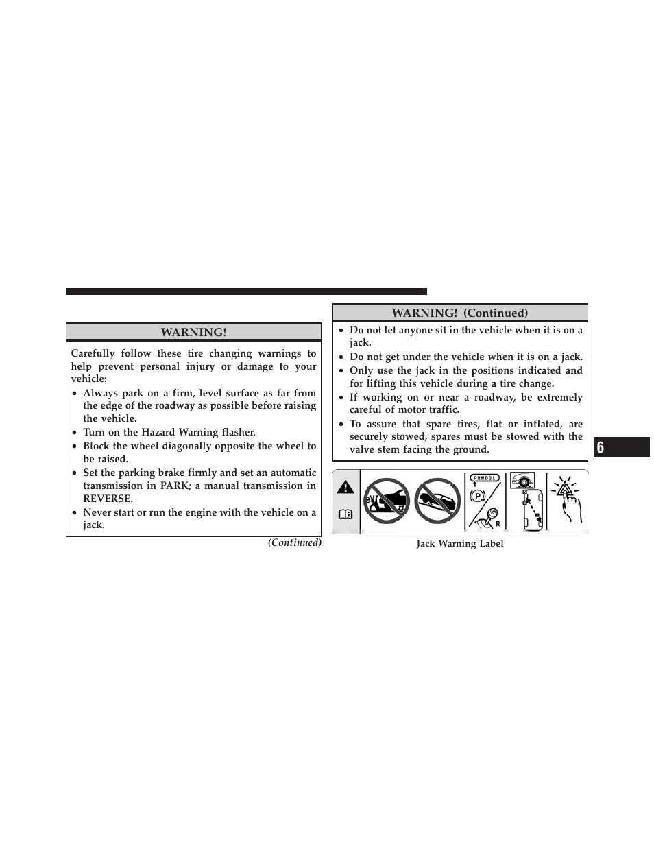 Jacking instructions | Dodge 2012 Grand_Caravan - Owner Manual User Manual | Page 526 / 643