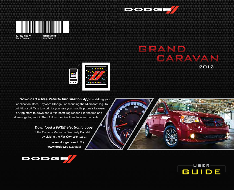 Dodge 2012 Grand_Caravan - User Guide User Manual | 132 pages