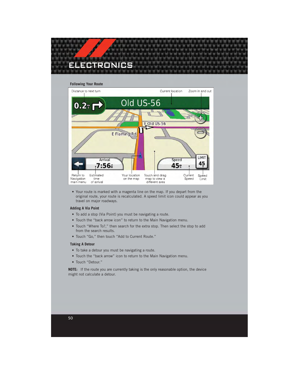 Electronics | Dodge 2012 Grand_Caravan - User Guide User Manual | Page 52 / 132
