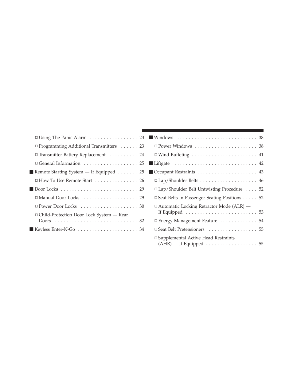 Dodge 2012 Journey - Owner Manual User Manual | Page 12 / 603