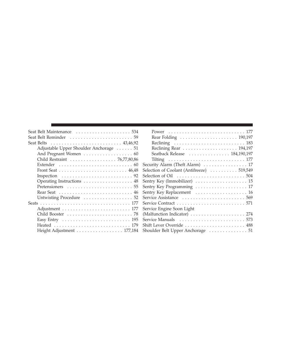 Dodge 2012 Journey - Owner Manual User Manual | Page 596 / 603