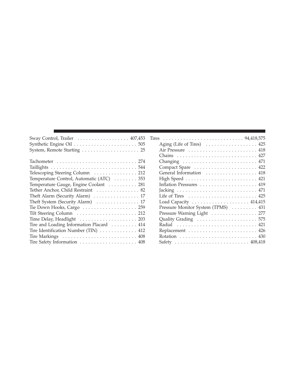 Dodge 2012 Journey - Owner Manual User Manual | Page 598 / 603