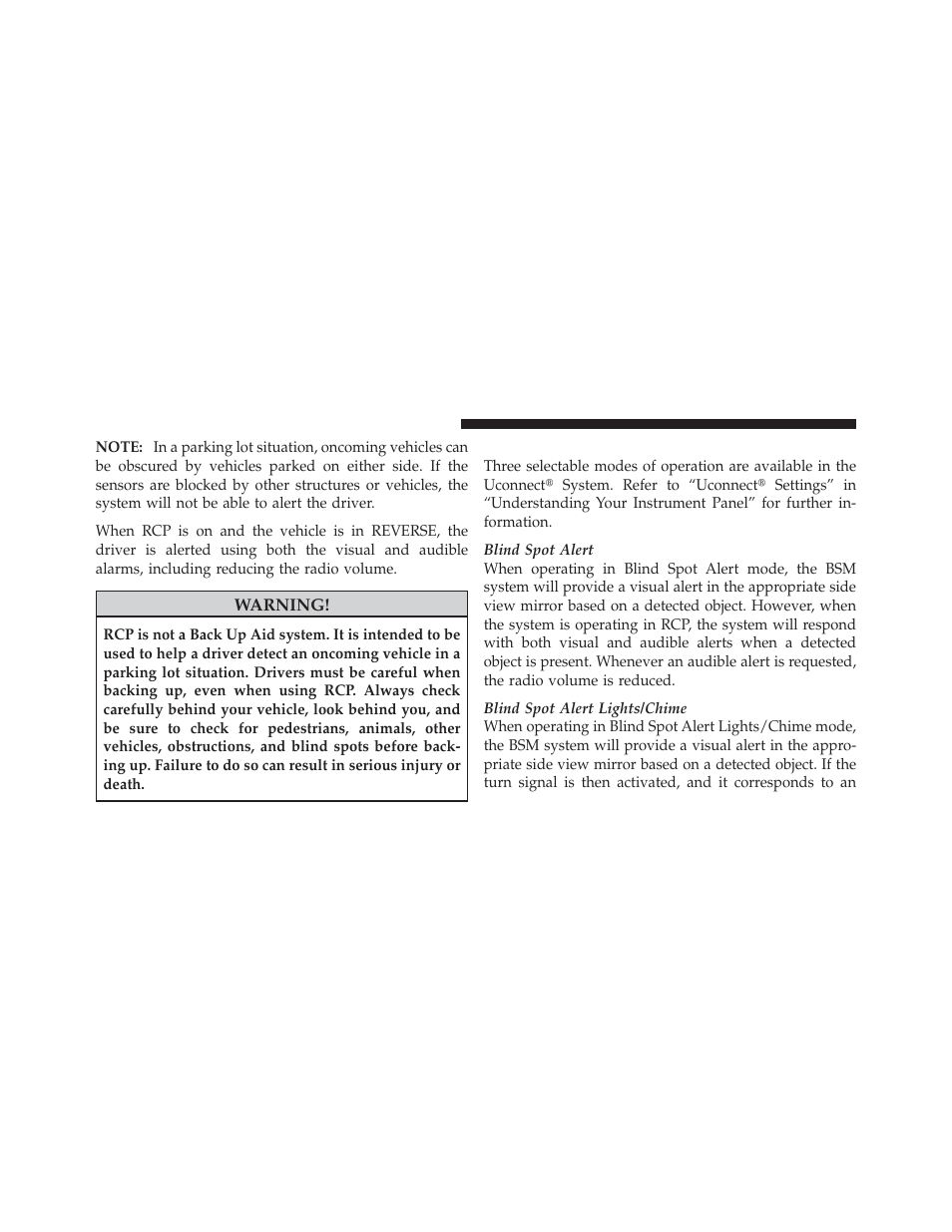 Modes of operation | Dodge 2013 Dart - Owner Manual User Manual | Page 118 / 604
