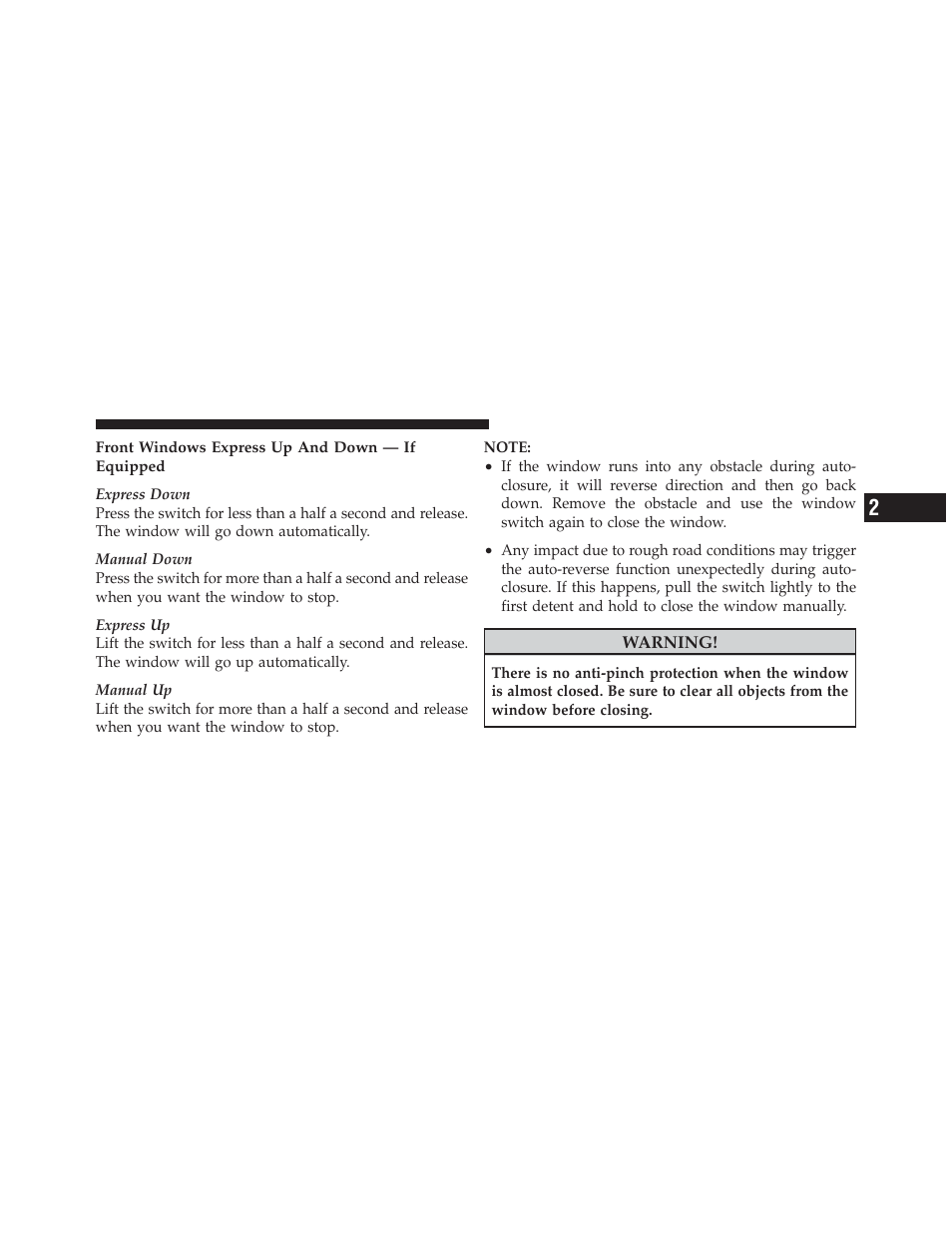 Dodge 2013 Dart - Owner Manual User Manual | Page 45 / 604