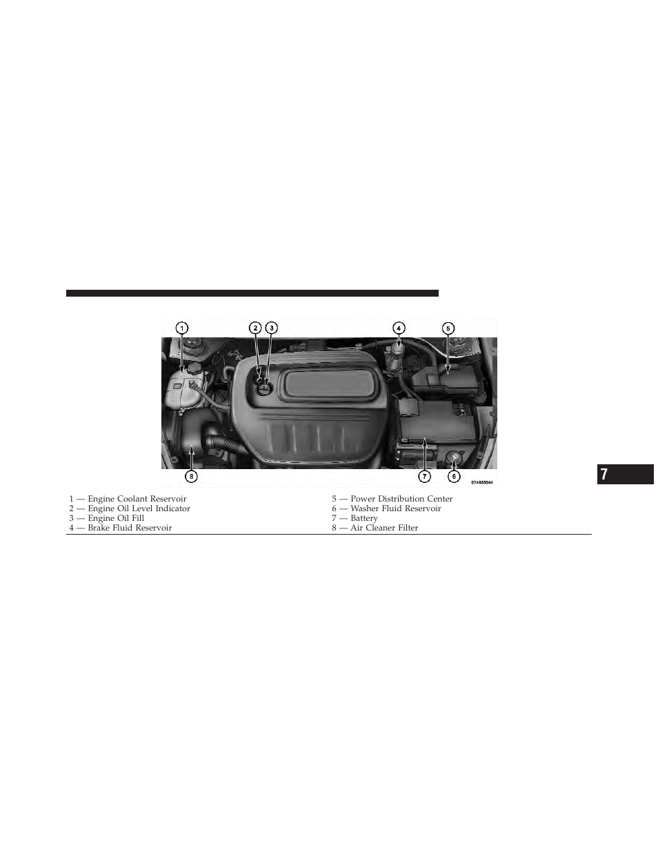 Engine compartment — 1.4l turbo | Dodge 2013 Dart - Owner Manual User Manual | Page 519 / 604