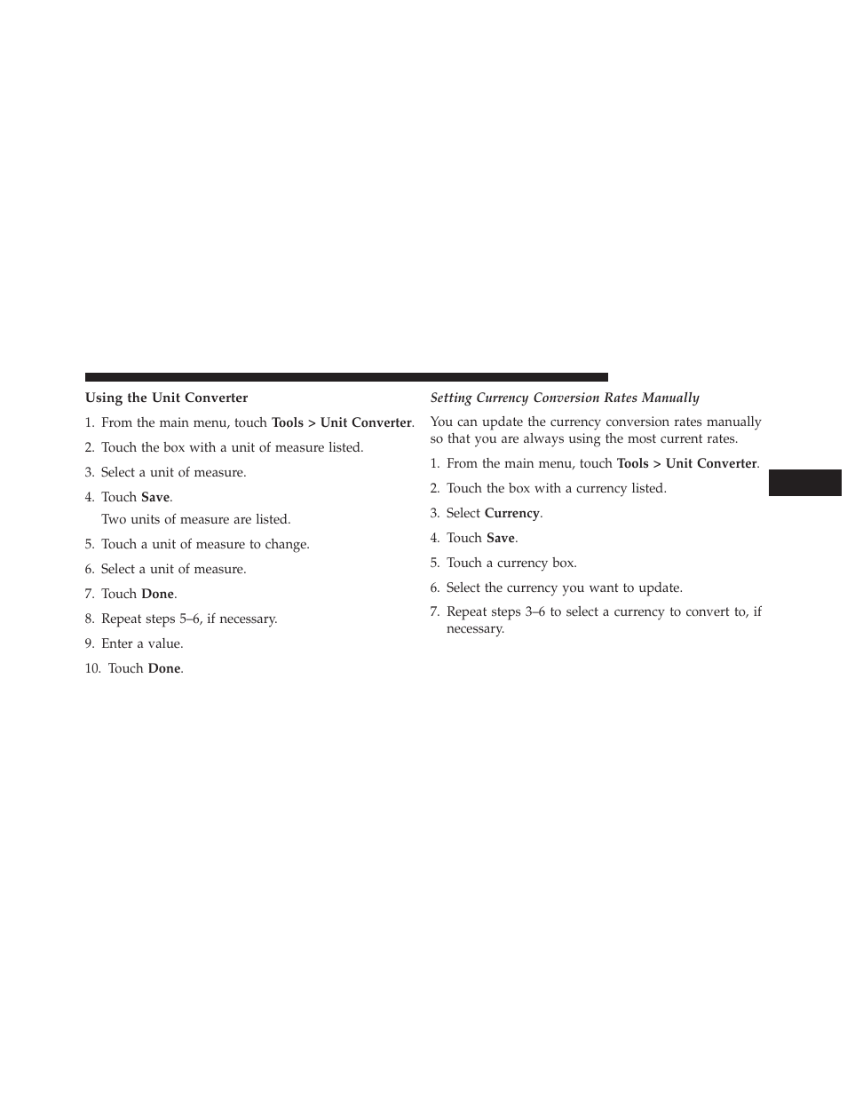 Using the unit converter | Dodge 2013 Dart - Uconnect Manual User Manual | Page 102 / 140