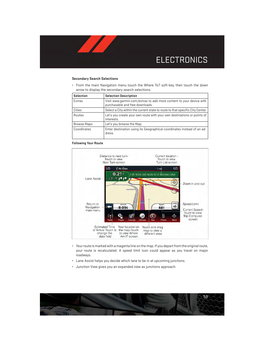 Electronics | Dodge 2013 Dart - User Guide User Manual | Page 61 / 132