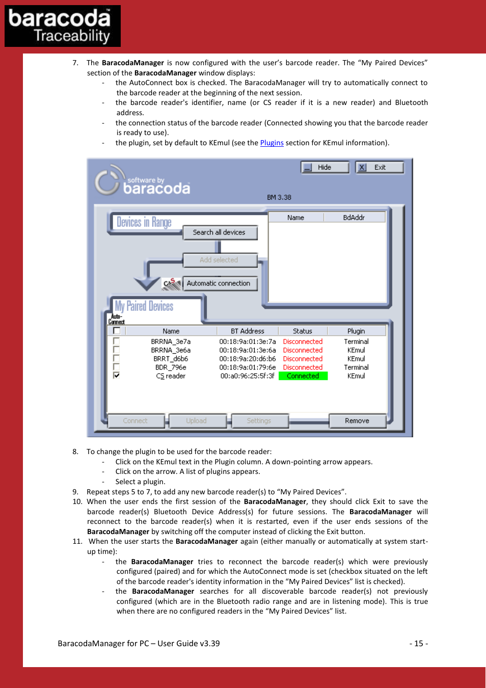 Data capture for workforce in motion | Baracoda Bluetooth Headset User Manual | Page 15 / 75