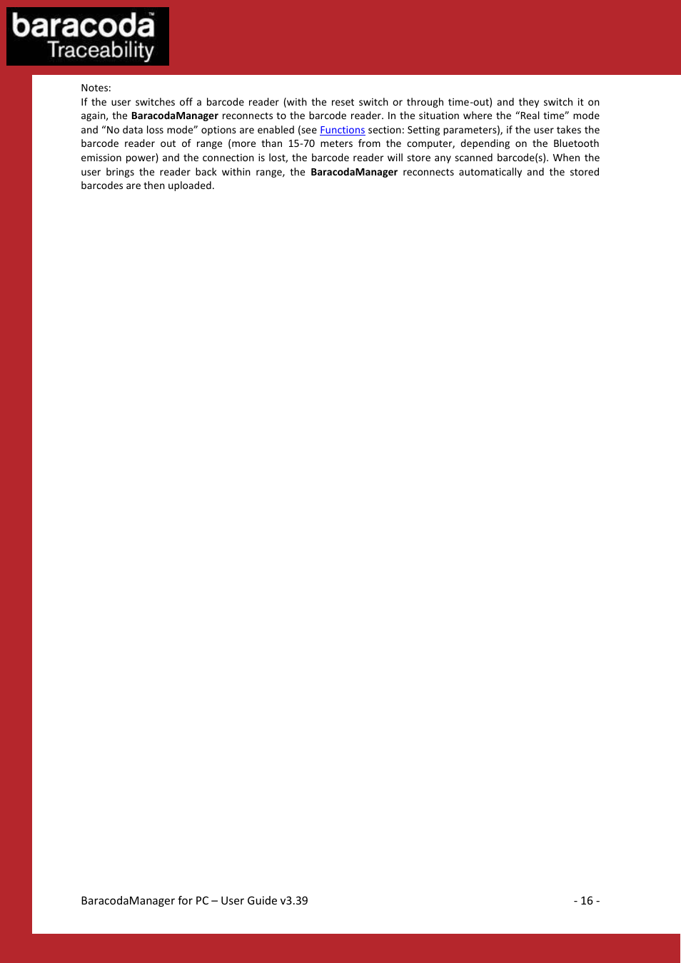 Baracoda Bluetooth Headset User Manual | Page 16 / 75