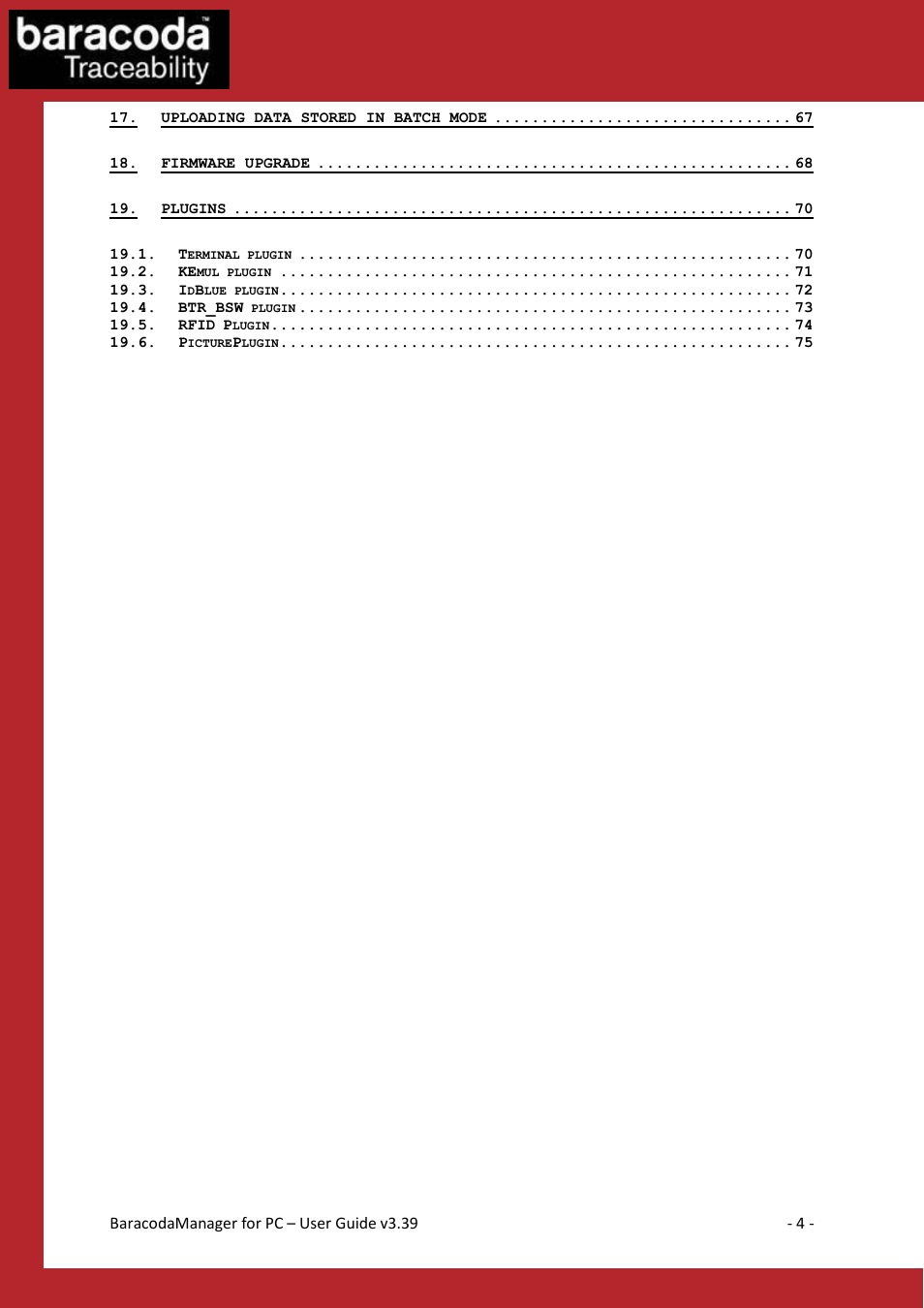 Baracoda Bluetooth Headset User Manual | Page 4 / 75