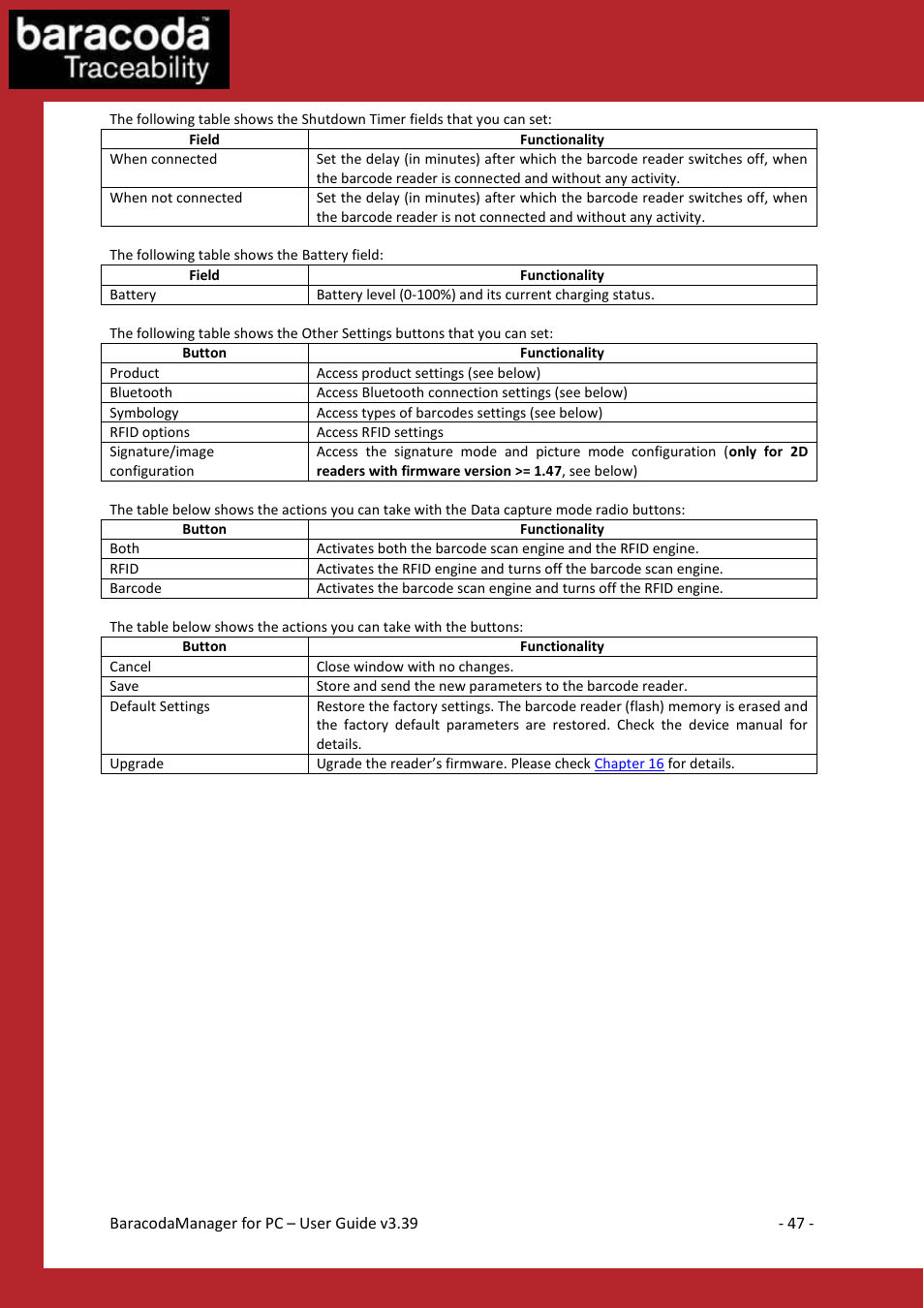 Data capture for workforce in motion | Baracoda Bluetooth Headset User Manual | Page 47 / 75