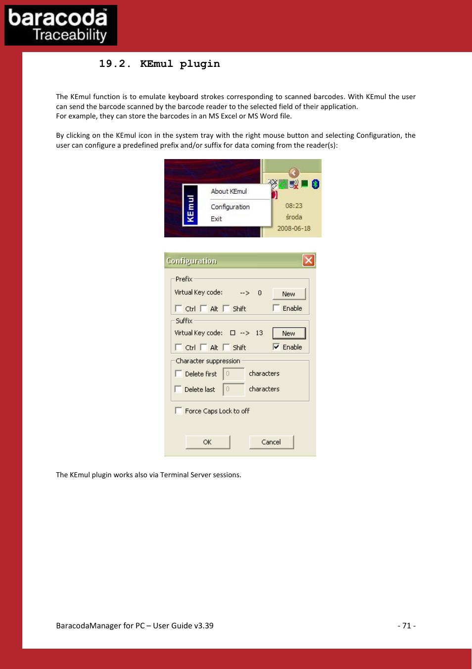 Mul plugin, Kemul plugin | Baracoda Bluetooth Headset User Manual | Page 71 / 75