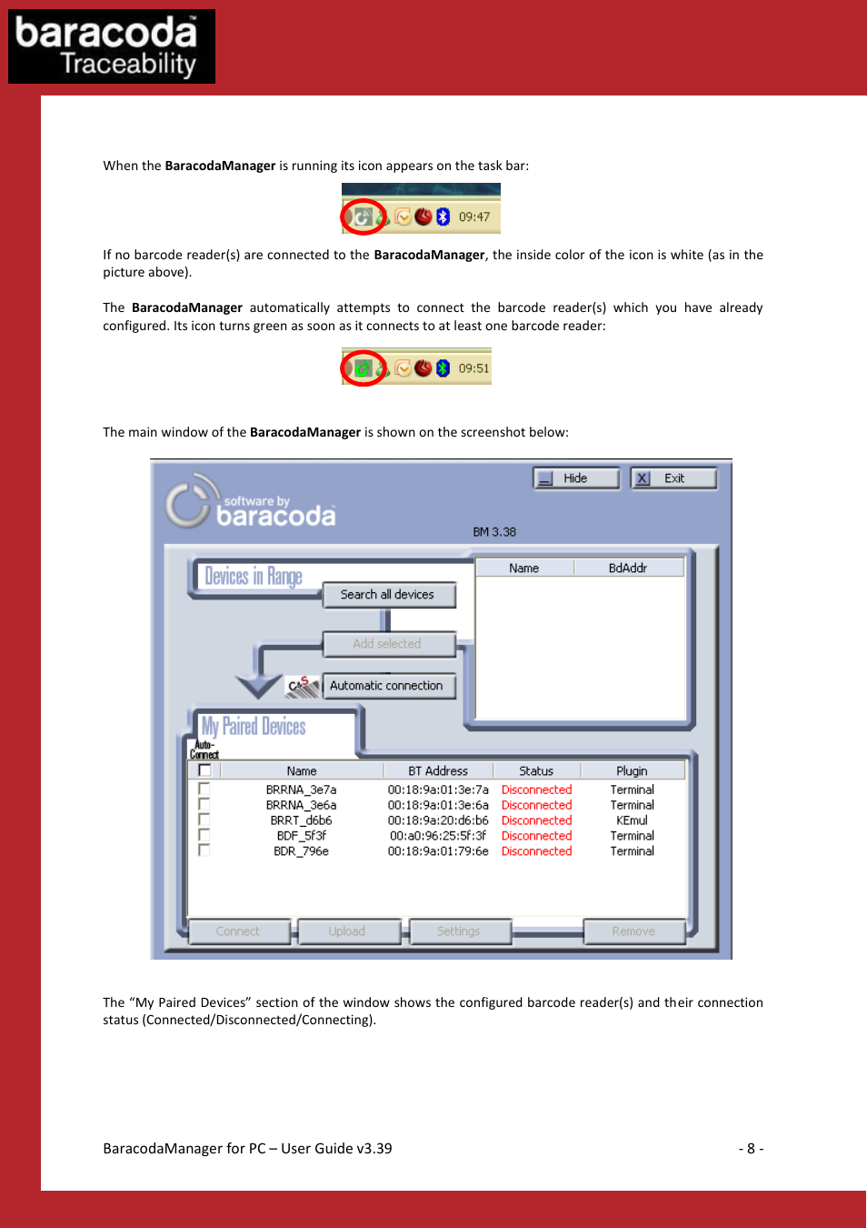 Baracoda Bluetooth Headset User Manual | Page 8 / 75