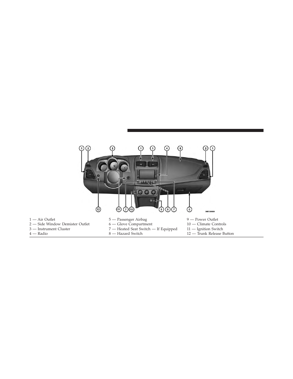 Instrument panel features | Dodge 2013 Avenger - Owner Manual User Manual | Page 212 / 519