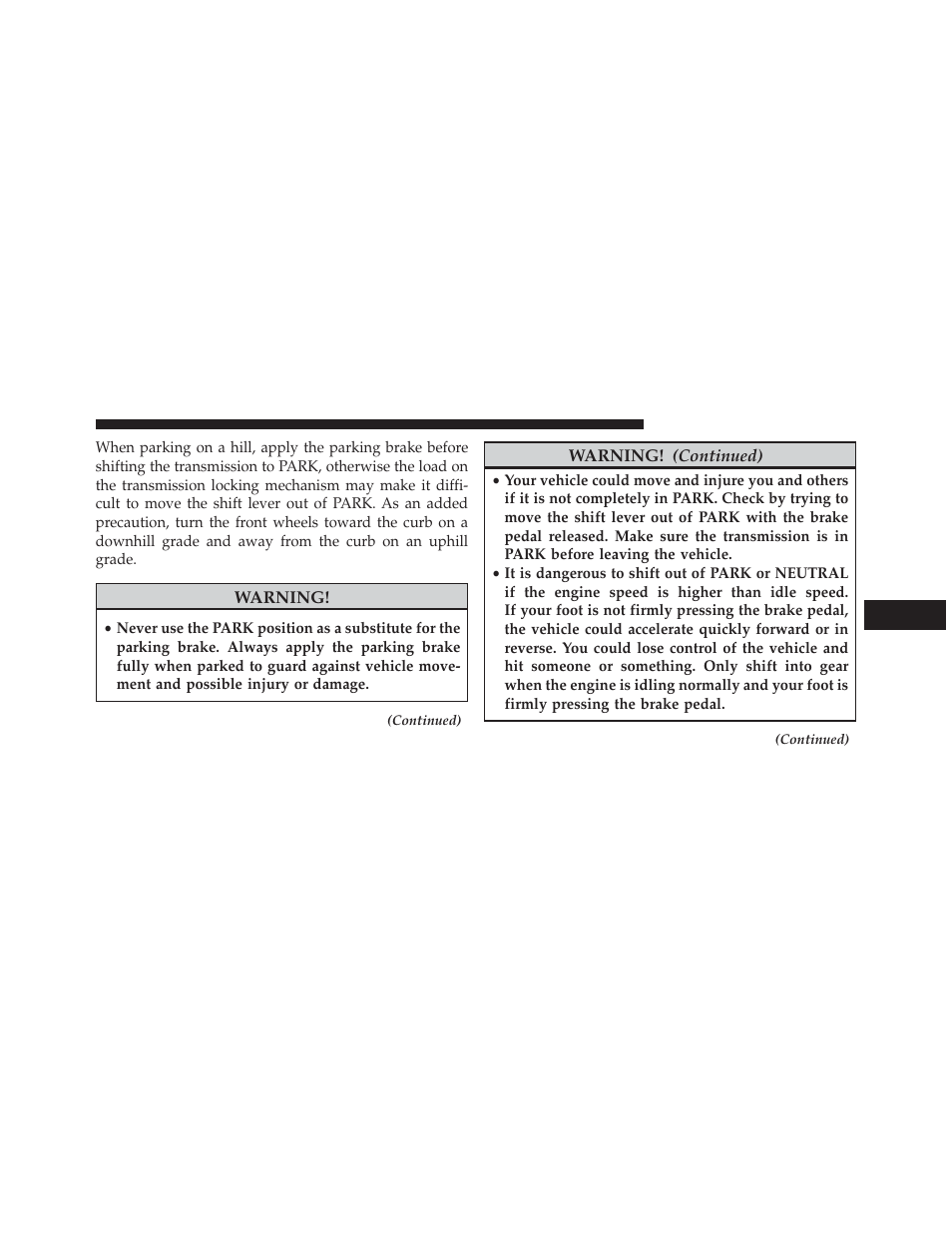 Dodge 2013 Avenger - Owner Manual User Manual | Page 317 / 519