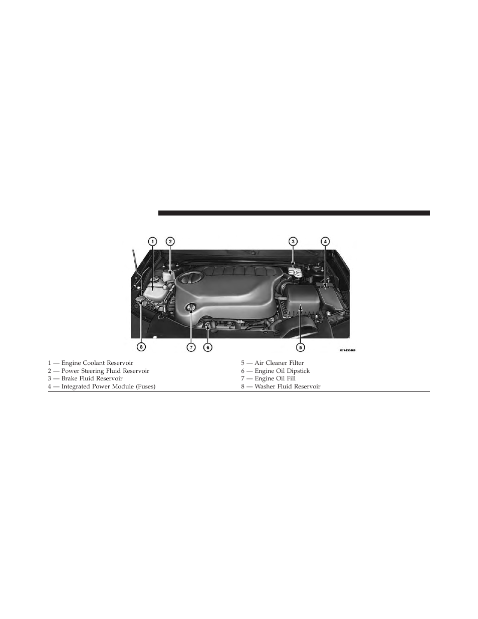 Engine compartment — 3.6l | Dodge 2013 Avenger - Owner Manual User Manual | Page 428 / 519