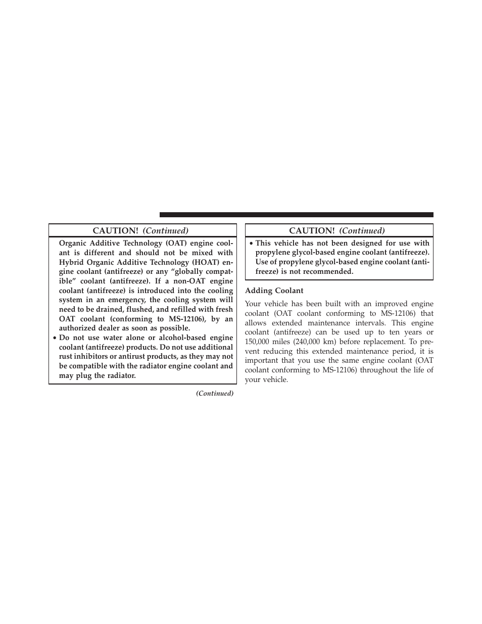 Adding coolant | Dodge 2013 Avenger - Owner Manual User Manual | Page 448 / 519