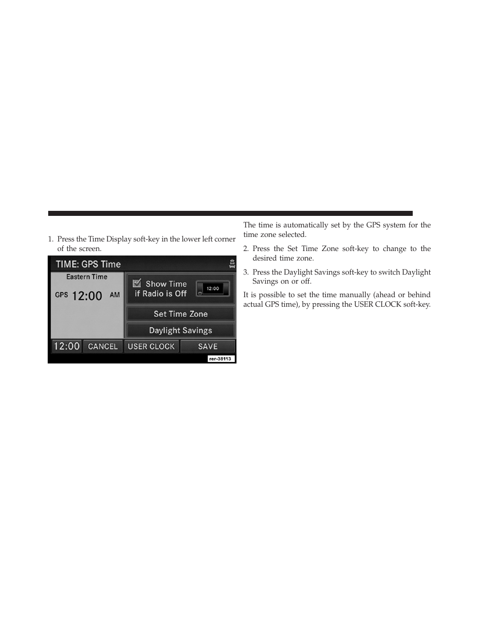 Set the time | Ram Trucks UCONNECT 730N for Jeep User Manual | Page 31 / 220