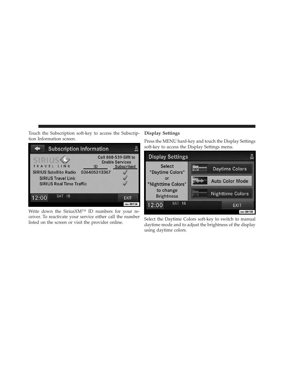 Display settings | Ram Trucks UCONNECT 730N for Jeep User Manual | Page 66 / 220