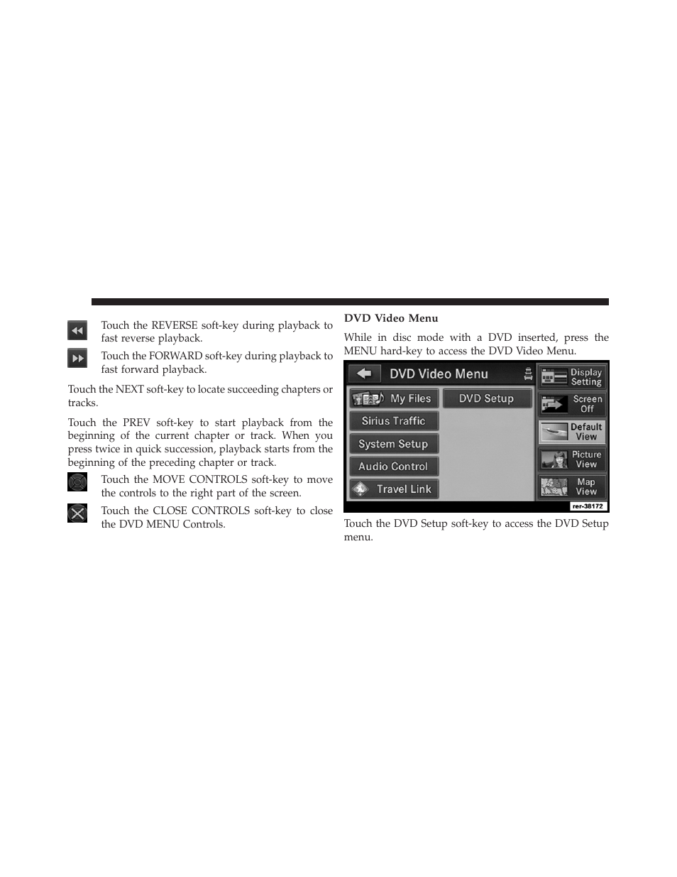 Dvd video menu | Ram Trucks UCONNECT 730N for Jeep User Manual | Page 80 / 220
