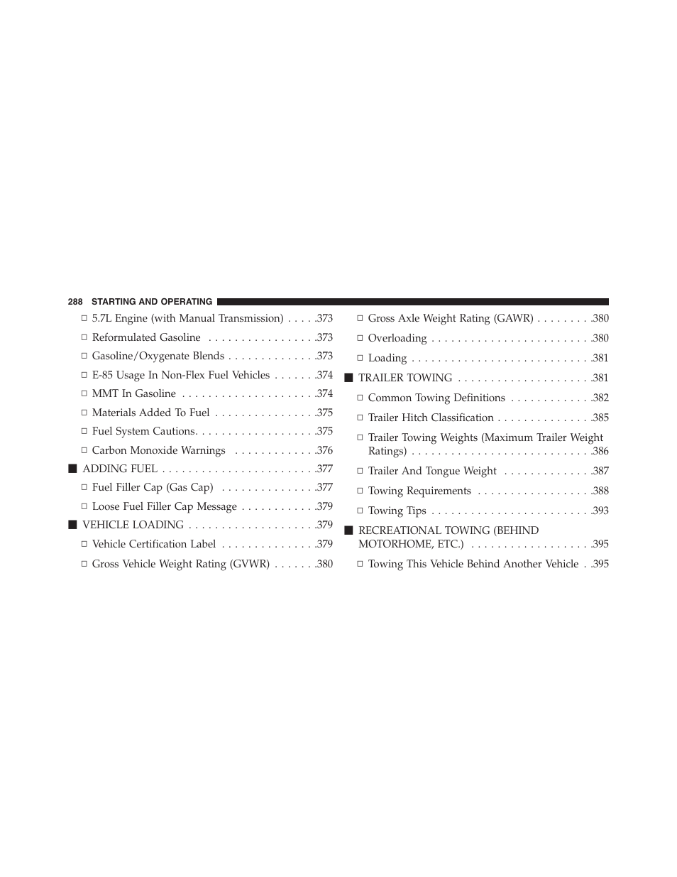 Dodge 2013 Challenger - Owner Manual User Manual | Page 290 / 530