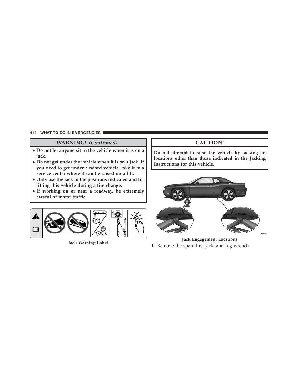 Dodge 2013 Challenger - Owner Manual User Manual | Page 416 / 530