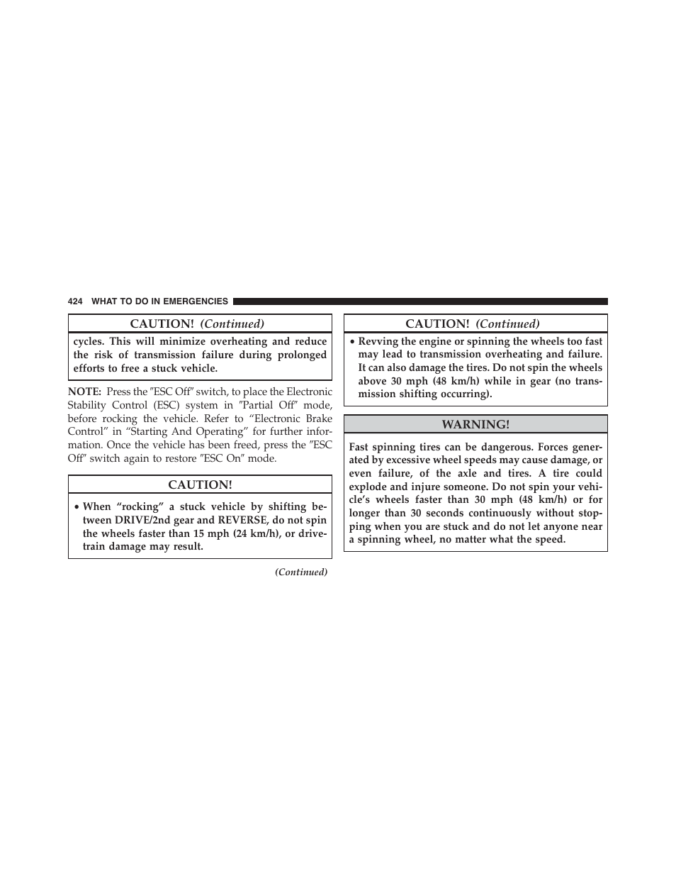 Dodge 2013 Challenger - Owner Manual User Manual | Page 426 / 530