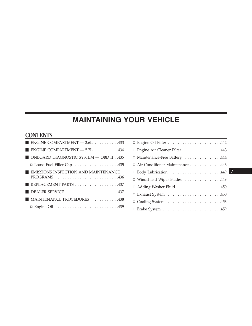 Dodge 2013 Challenger - Owner Manual User Manual | Page 433 / 530