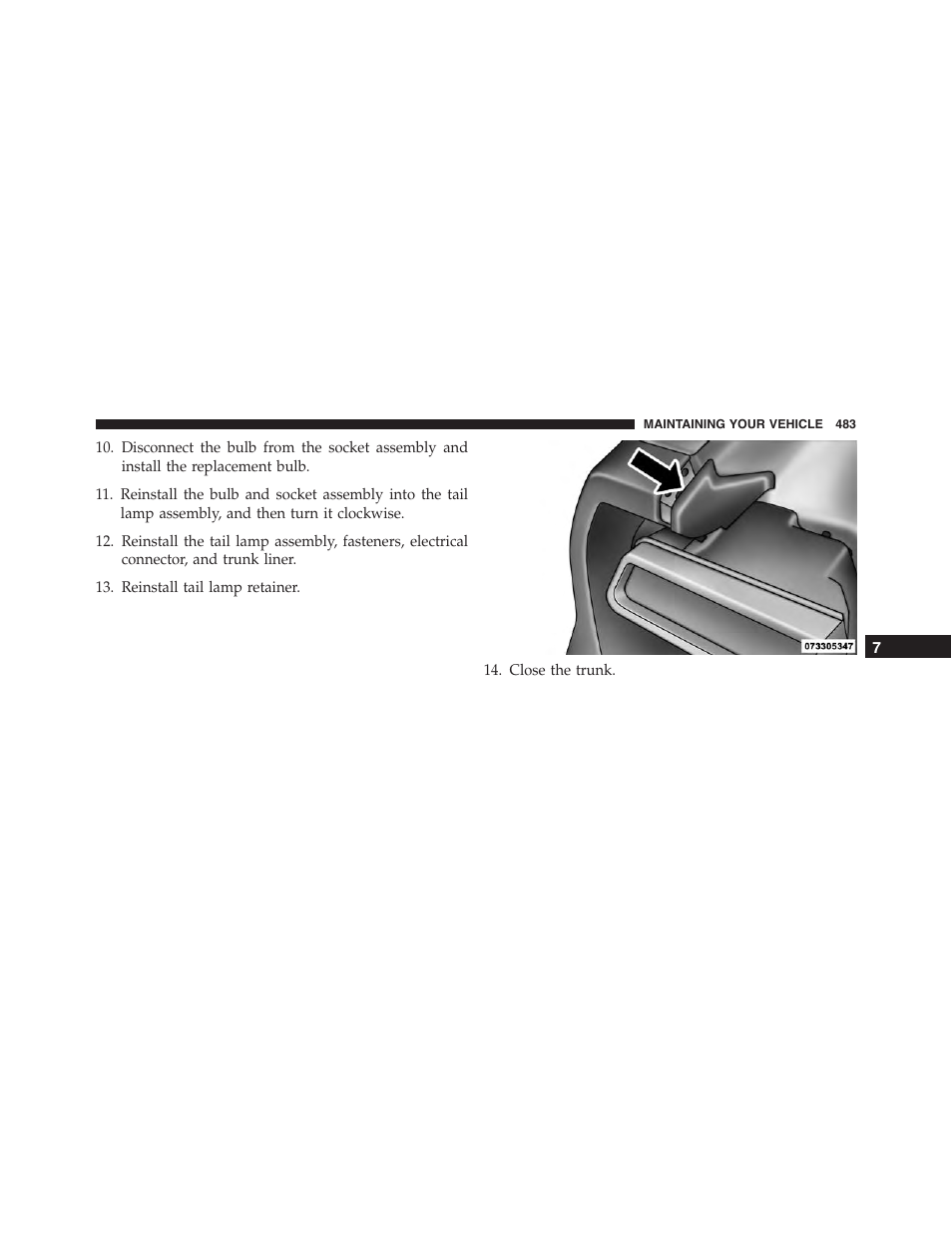 Dodge 2013 Challenger - Owner Manual User Manual | Page 485 / 530