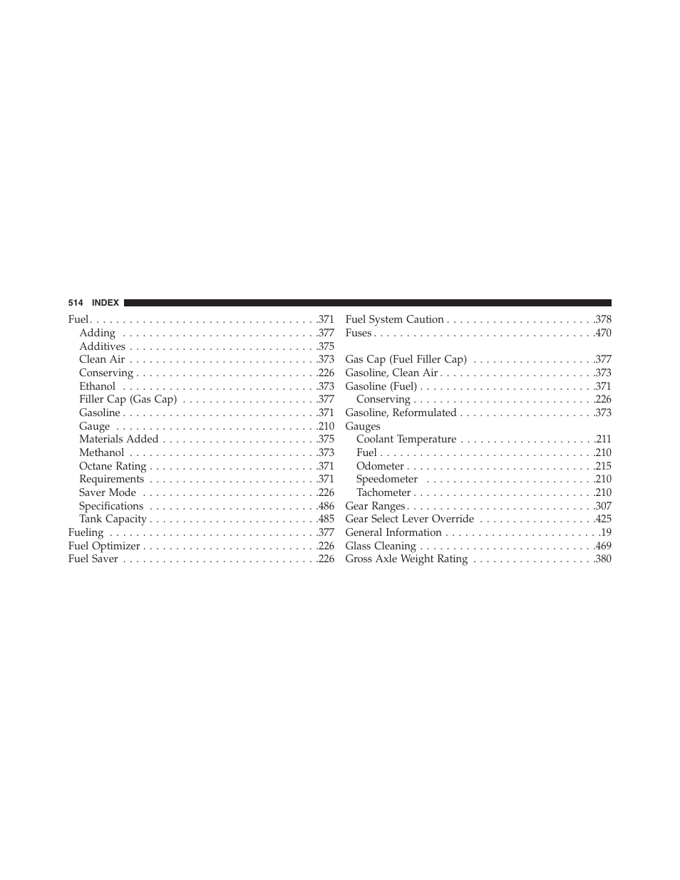 Dodge 2013 Challenger - Owner Manual User Manual | Page 516 / 530