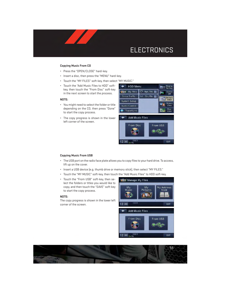 Electronics | Dodge 2013 Challenger_SRT - User Guide User Manual | Page 57 / 140