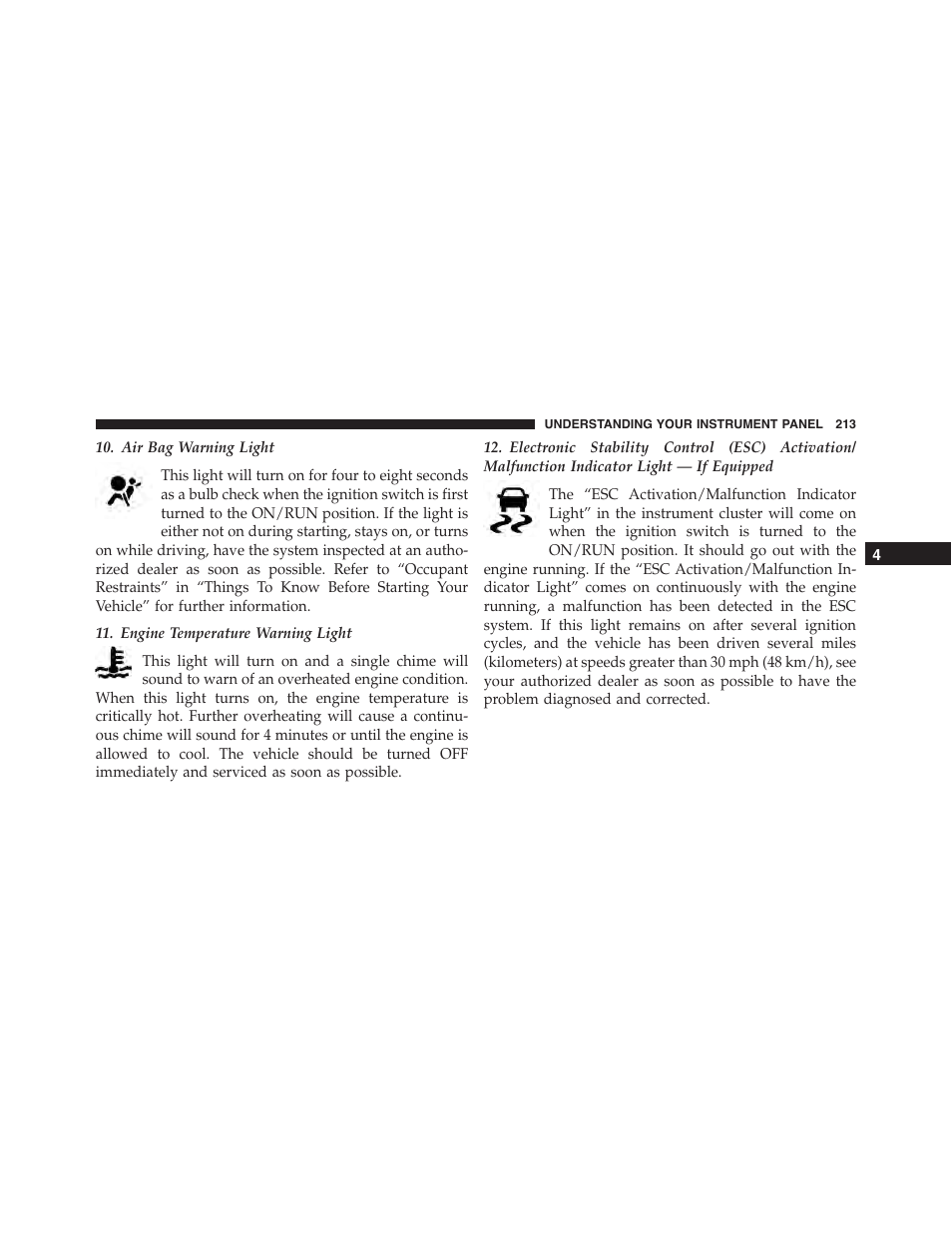 Dodge 2013 Challenger_SRT - Owner Manual User Manual | Page 215 / 520