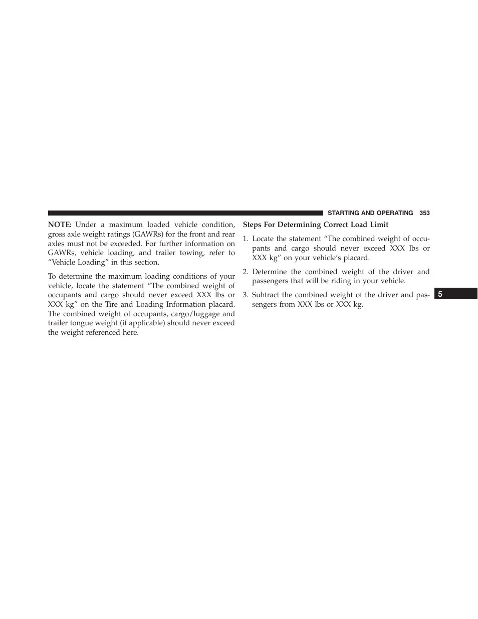 Dodge 2013 Challenger_SRT - Owner Manual User Manual | Page 355 / 520