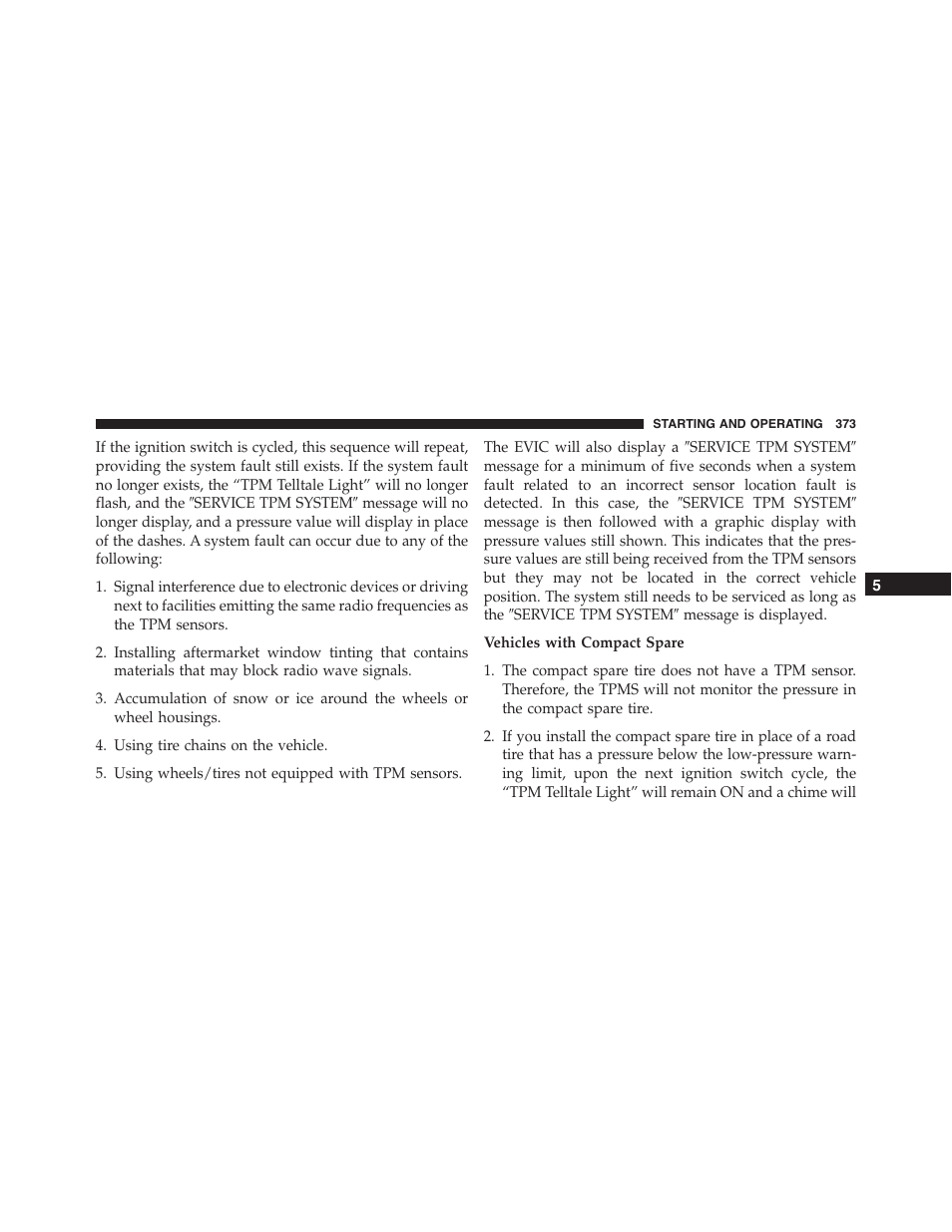 Dodge 2013 Challenger_SRT - Owner Manual User Manual | Page 375 / 520