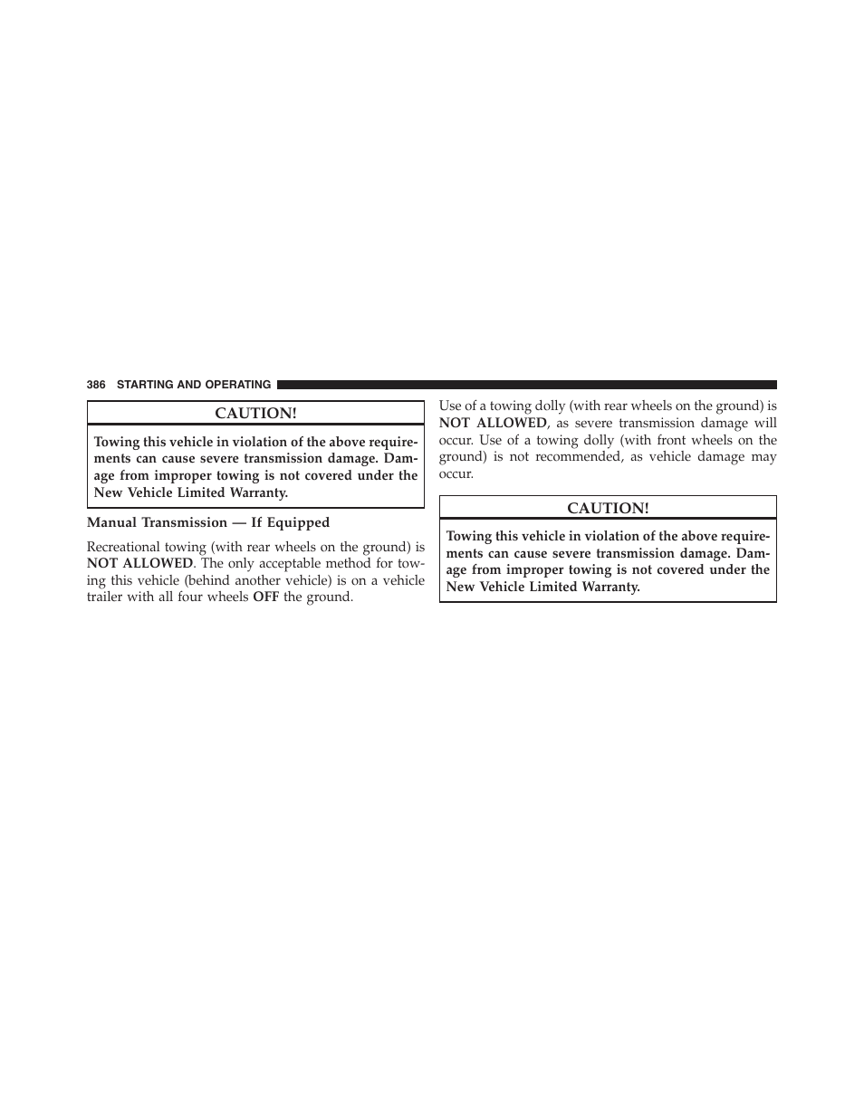 Manual transmission — if equipped | Dodge 2013 Challenger_SRT - Owner Manual User Manual | Page 388 / 520