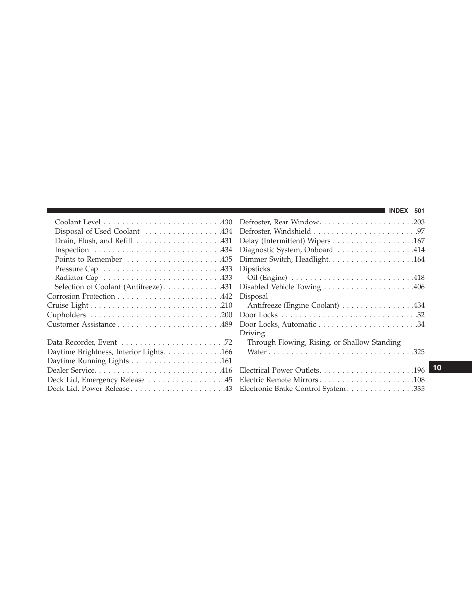 Dodge 2013 Challenger_SRT - Owner Manual User Manual | Page 503 / 520