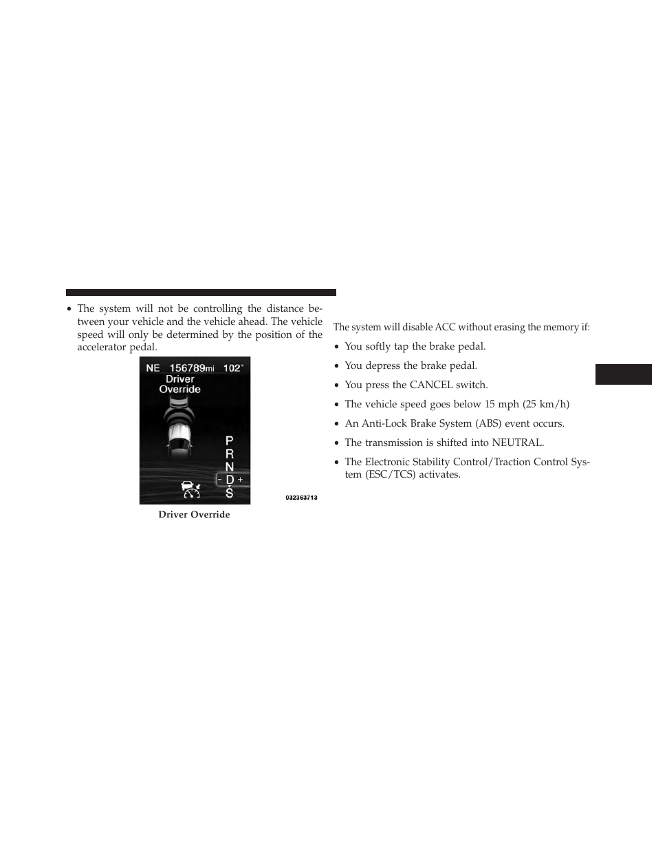 To cancel | Dodge 2013 Charger - Owner Manual User Manual | Page 253 / 631