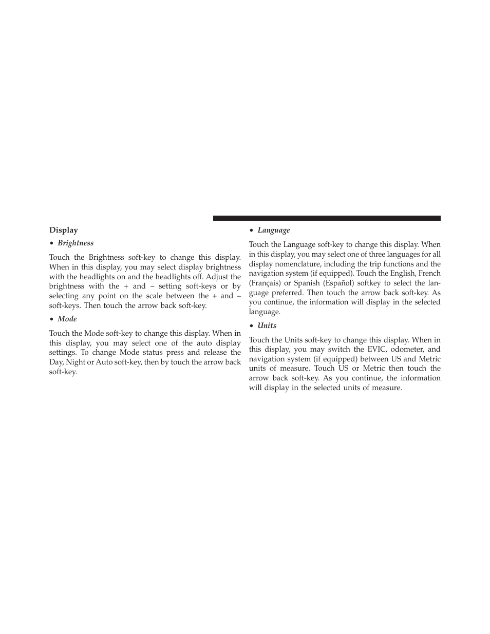 Display | Dodge 2013 Charger - Owner Manual User Manual | Page 344 / 631