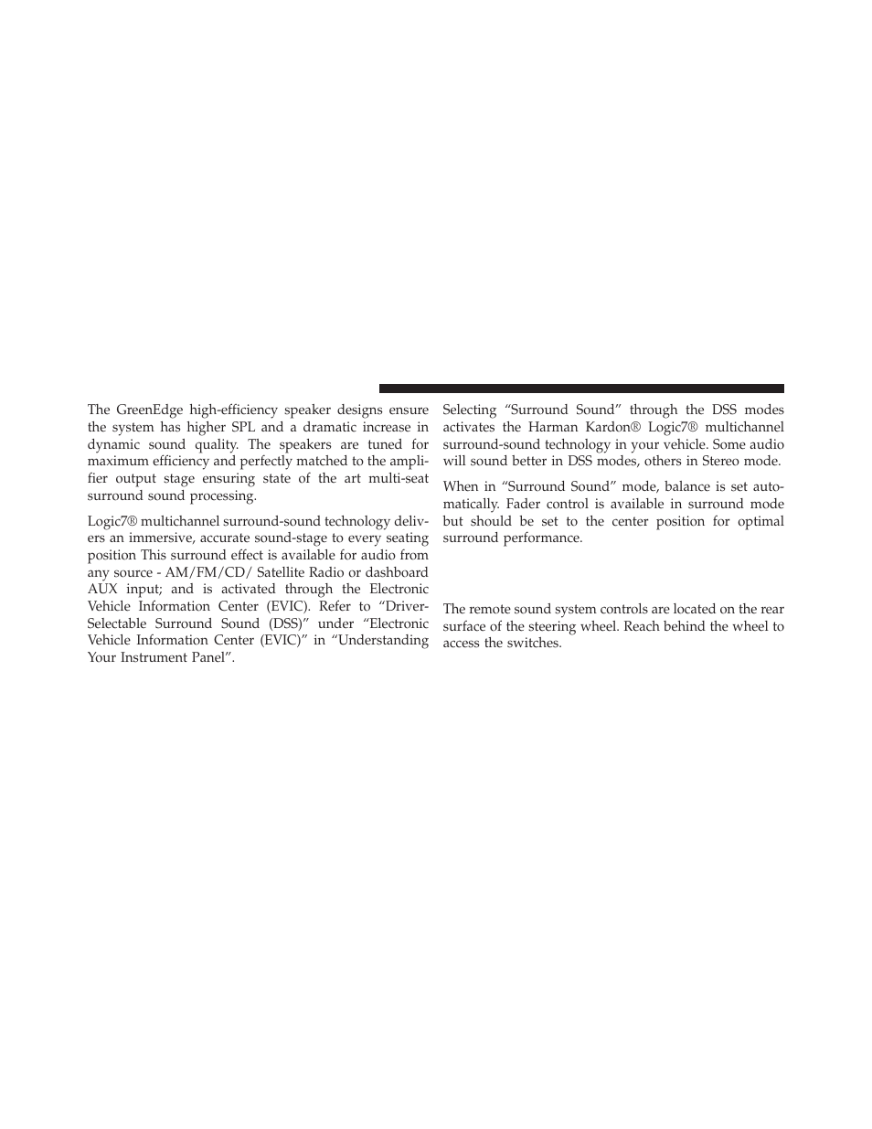 Steering wheel audio controls — if equipped, Steering wheel audio controls — if, Equipped | Dodge 2013 Charger - Owner Manual User Manual | Page 374 / 631