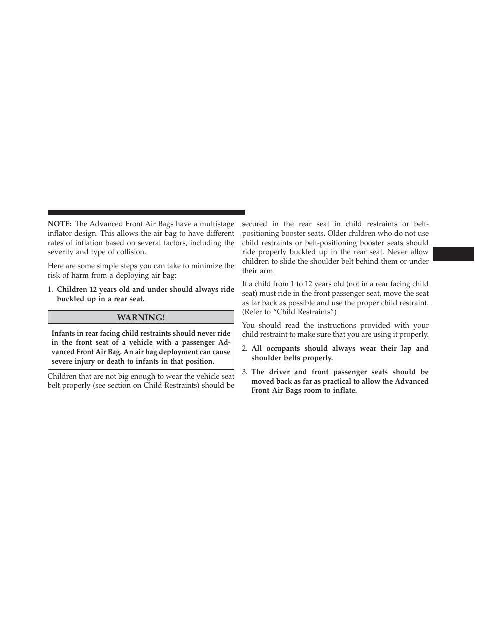 Dodge 2013 Charger - Owner Manual User Manual | Page 49 / 631