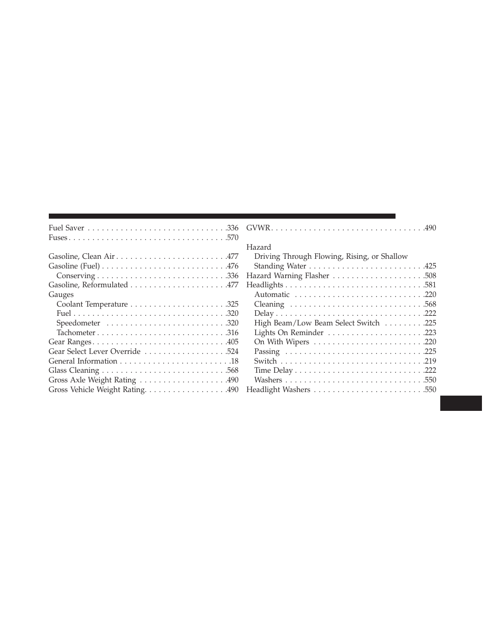 Dodge 2013 Charger - Owner Manual User Manual | Page 617 / 631