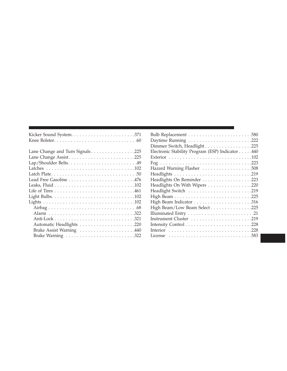 Dodge 2013 Charger - Owner Manual User Manual | Page 619 / 631