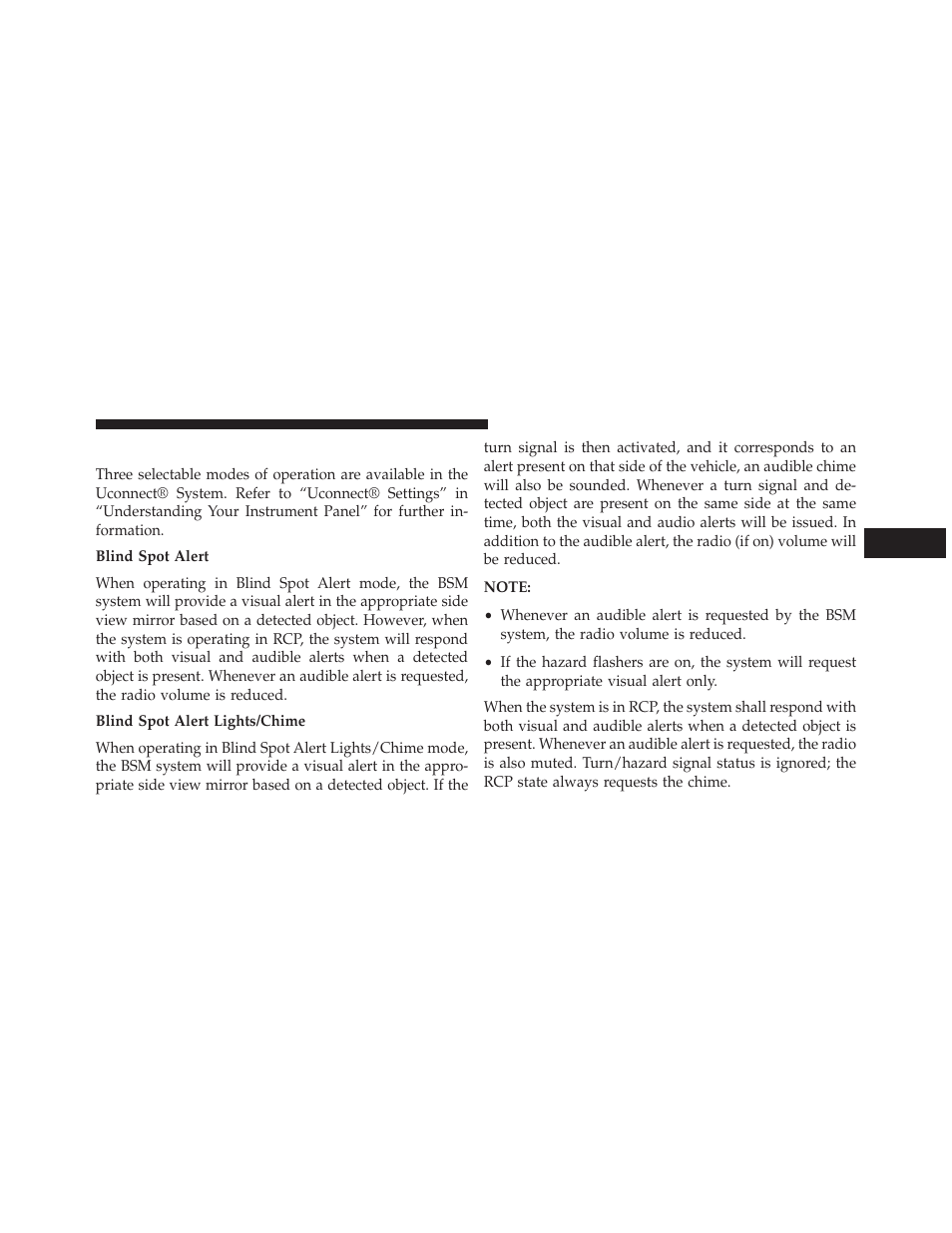 Modes of operation | Dodge 2013 Charger-SRT - Owner Manual User Manual | Page 125 / 595