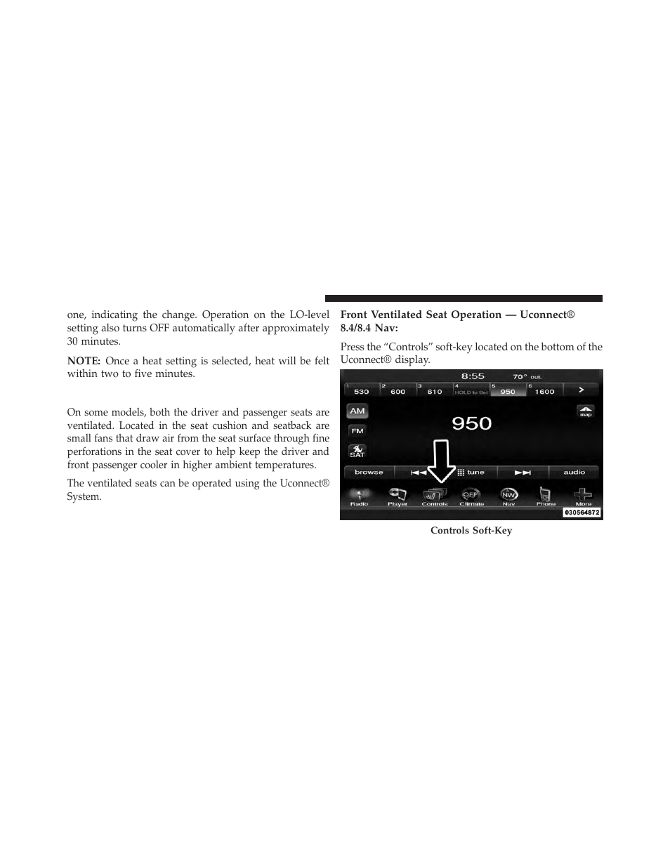 Ventilated seats — if equipped | Dodge 2013 Charger-SRT - Owner Manual User Manual | Page 208 / 595