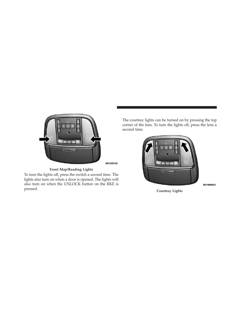 Courtesy lights | Dodge 2013 Charger-SRT - Owner Manual User Manual | Page 280 / 595